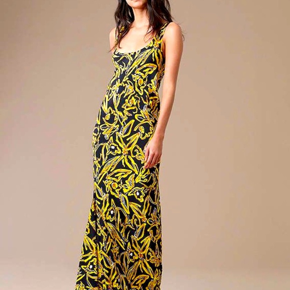 DIANE VON FURSTENBERG -  NEW Bias Silk Slip Gown
